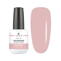 Изображение  Цветная база Atica Color Base Gel Calm Pink, 15 мл, Объем (мл, г): 15, Цвет №: calm pink
