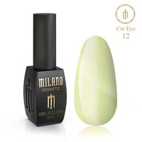 Изображение  Gel polish Milano Cat Eyes Crystal №12, 8 мл, Volume (ml, g): 8, Color No.: 12