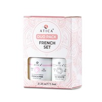 Изображение  A set of gel varnishes Atica French 00043 2 pcs each, 7.5 ml