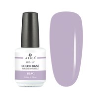 Изображение  Цветная база Atica Color Base Gel Lilac, 15 мл, Объем (мл, г): 15, Цвет №: Lilac