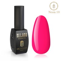 Изображение  Gel polish Milano Neon №10, 8 мл, Volume (ml, g): 8, Color No.: 10