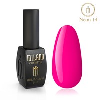 Изображение  Gel polish Milano Neon №14, 8 мл, Volume (ml, g): 8, Color No.: 14