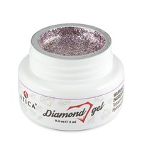 Изображение  Гель паста Atica Diamond Purple, 5 мл (баночка), Объем (мл, г): 5, Цвет №: purple