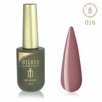 Зображення  Гель лак Milano Luxury №016 Кремовий Навахо, 10 мл, Об'єм (мл, г): 10, Цвет №: 016