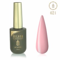 Зображення  Гель лак Milano Luxury №021 Полуничний крем, 10 мл, Об'єм (мл, г): 10, Цвет №: 021