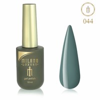 Изображение  Gel polish Milano Luxury №044 Tarpaul grey, 10 ml, Volume (ml, g): 10, Color No.: 44
