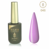 Изображение  Гель лак Milano Luxury №048 Светло-пурпурный, 10 мл, Объем (мл, г): 10, Цвет №: 048