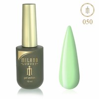Изображение  Гель лак Milano Luxury №050 Фисташково-зеленый, 10 мл, Объем (мл, г): 10, Цвет №: 050