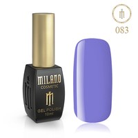 Изображение  Гель лак Milano Palette 10 №083 Аспидно-синий, 10 мл, Объем (мл, г): 10, Цвет №: 083