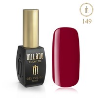 Изображение  Gel polish Milano Palette 10 №149 Merlot, 10 ml, Volume (ml, g): 10, Color No.: 149