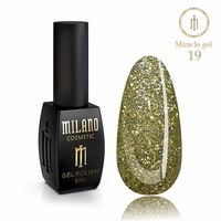 Зображення  Гель-лак Milano Glame Miracle №19, 8 мл, Об'єм (мл, г): 8, Цвет №: 19