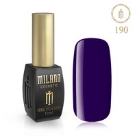Изображение  Gel polish Milano Palette 10 №190 Prunel, 10 ml, Volume (ml, g): 10, Color No.: 190