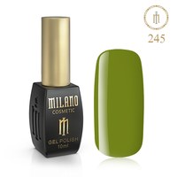 Изображение  Gel polish Milano Palette 10 №245 Olive wreath, 10 ml, Volume (ml, g): 10, Color No.: 245