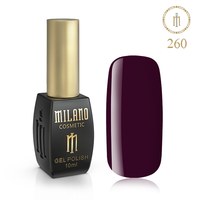 Изображение  Gel polish Milano Palette 10 №260 Plum brown, 10 ml, Volume (ml, g): 10, Color No.: 260