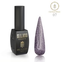 Зображення  Гель-лак Milano Disco Cat Eyes №07, 8 мл, Об'єм (мл, г): 8, Цвет №: 07