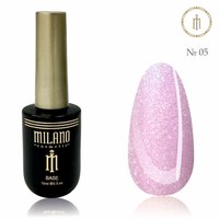 Зображення  Рідкий полігель із шимером Milano Liquid Shimmer Poly Gel №05, 15 мл, Цвет №: 05