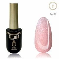 Изображение  Жидкий полигель с шимером Milano Liquid Shimmer Poly Gel №07, 15 мл, Цвет №: 07