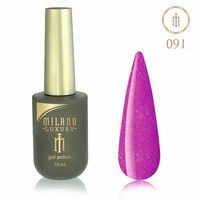 Изображение  Gel polish Milano Luxury №091 Cool pink Crayola, 10 ml, Volume (ml, g): 10, Color No.: 91