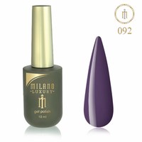 Изображение  Gel polish Milano Luxury №092 Currant macaroon, 10 ml, Volume (ml, g): 10, Color No.: 92