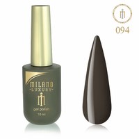 Изображение  Gel polish Milano Luxury №094 Pale brown, 10 ml, Volume (ml, g): 10, Color No.: 94