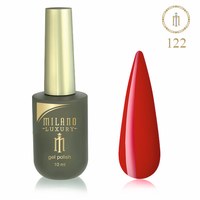 Изображение  Gel polish Milano Luxury №122 Burgundy, 10 ml, Volume (ml, g): 10, Color No.: 122