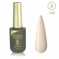 Зображення  Гель лак Milano Luxury №160 Кремовий шовк, 10 мл, Об'єм (мл, г): 10, Цвет №: 160