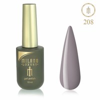 Зображення  Гель лак Milano Luxury №208 Честерський туман, 10 мл, Об'єм (мл, г): 10, Цвет №: 208