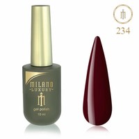 Зображення  Гель лак Milano Luxury №234 Шоколадна глазур, 10 мл, Об'єм (мл, г): 10, Цвет №: 234
