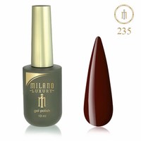 Изображение  Gel polish Milano Luxury №235 Coffee, 10 ml, Volume (ml, g): 10, Color No.: 235