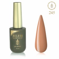 Зображення  Гель лак Milano Luxury №245 Маленький мандарин, 10 мл, Об'єм (мл, г): 10, Цвет №: 245