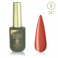 Изображение  Гель лак Milano Luxury №247 Карамельный бриз, 10 мл, Объем (мл, г): 10, Цвет: 247