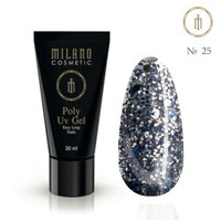 Зображення  Полігель Milano Poly Gel Neon №25, 30 мл, Варіант: 25