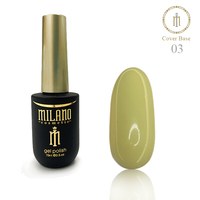 Изображение  База цветная Milano Color Cover Base №03, 15 мл, Объем (мл, г): 15, Цвет: 03