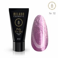 Изображение  Polygel Milano Poly Gel Neon No. 32, 30 ml, Options: 32