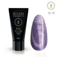 Изображение  Polygel Milano Poly Gel Neon No. 33, 30 ml, Options: 33