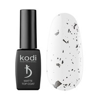 Изображение  Топ матовый для гель-лака Kodi Matte Top Coat ART №01, 8 мл, Объем (мл, г): 8, Цвет №: 001