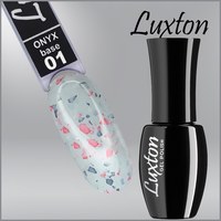Изображение  Camouflage base LUXTON Onyx Base No. 001 gray with red-gray gold leaf, 10 ml, Volume (ml, g): 10, Color No.: 1