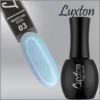 Зображення  Камуфлююча база з конфетті LUXTON Smoothie Base №003 блакитна, 15 мл, Об'єм (мл, г): 15, Цвет №: 003