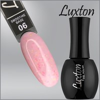 Зображення  Камуфлююча база з конфетті LUXTON Smoothie Base №006 рожева, 15 мл, Об'єм (мл, г): 15, Цвет №: 006