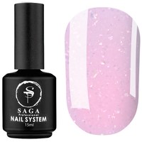 Изображение  Modeling gel Saga Liquid Gel No. 25 translucent soft pink with glitter, 15 ml, Volume (ml, g): 15, Color No.: 25
