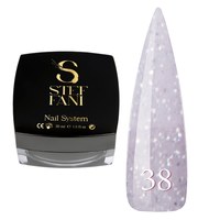 Изображение  Base camouflage for gel polish Steffani Cover Base №38 reflective gray with shimmer, 30 ml, Volume (ml, g): 30, Color No.: 38