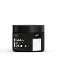 Изображение  Гель для наращивания Siller Liner №01, 15 мл, Объем (мл, г): 15, Цвет №: 01