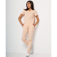 Изображение  Women's medical suit Marseille peach s. 38, "WHITE ROBE" 383-338-708, Size: 38, Color: peach