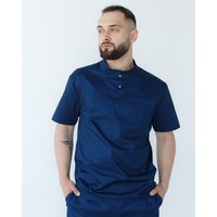 Изображение  Men's medical shirt Denver dark blue s. 46, "WHITE ROBE" 427-406-679, Size: 46, Color: navy blue