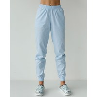 Изображение  Medical pants women's joggers azure s. 50, "WHITE ROBE" 303-462-730, Size: 50, Color: azure