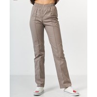 Изображение  Women's medical trousers mocha s. 48, "WHITE ROBE" 163-421-758, Size: 48, Color: mocha