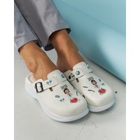 Изображение  Medical footwear clogs on the DOCTOR WOMAN platform s. 36, "WHITE ROBE" 149-324-573, Size: 36, Color: doctor woman