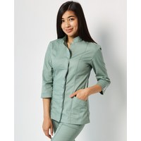 Изображение  Women's medical shirt Sakura olive s. 48, "WHITE ROBE" 184-327-678, Size: 48, Color: olive