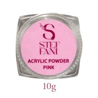 Изображение  Акриловая пудра для ногтей Steffani Acryl Powder №03 Pink розовый, 10 г