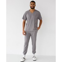 Изображение  Medical Men's Suit Arizona Gray s. 54, "WHITE ROBE" 482-328-924, Size: 54, Color: grey